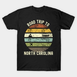 Road Trip To North Carolina, Family Trip To North Carolina, Holiday Trip to North Carolina, Family Reunion in North Carolina, Holidays in T-Shirt